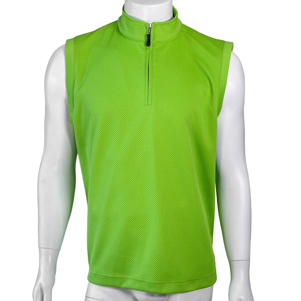 Green Sleeveless Men's Tank Top